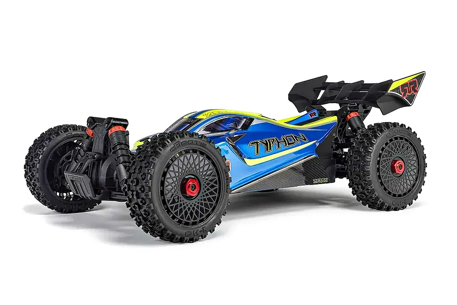 ARRMA Typhon 223S BLX RC Buggy Electric Brushless 4WD 1/8 Scale RTR - Blue image 132984
