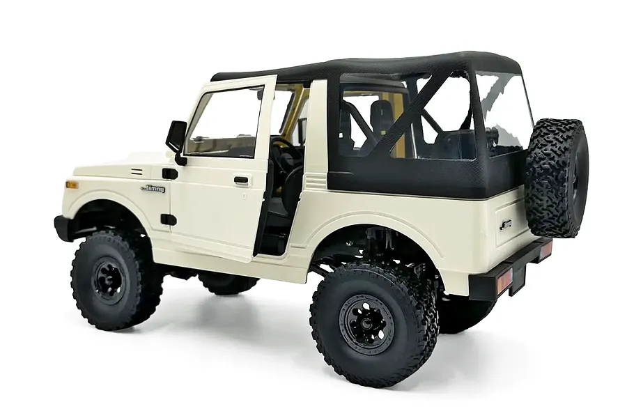 WPL C74-1 Suzuki Jimny JA11C Soft Top RC Rock Crawler Electric 4WD 1/10 Scale RTR - White image 133004