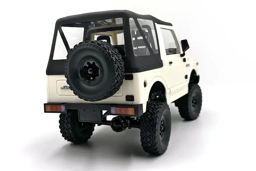 WPL C74-1 Suzuki Jimny JA11C Soft Top RC Rock Crawler Electric 4WD 1/10 Scale RTR - White image 133006