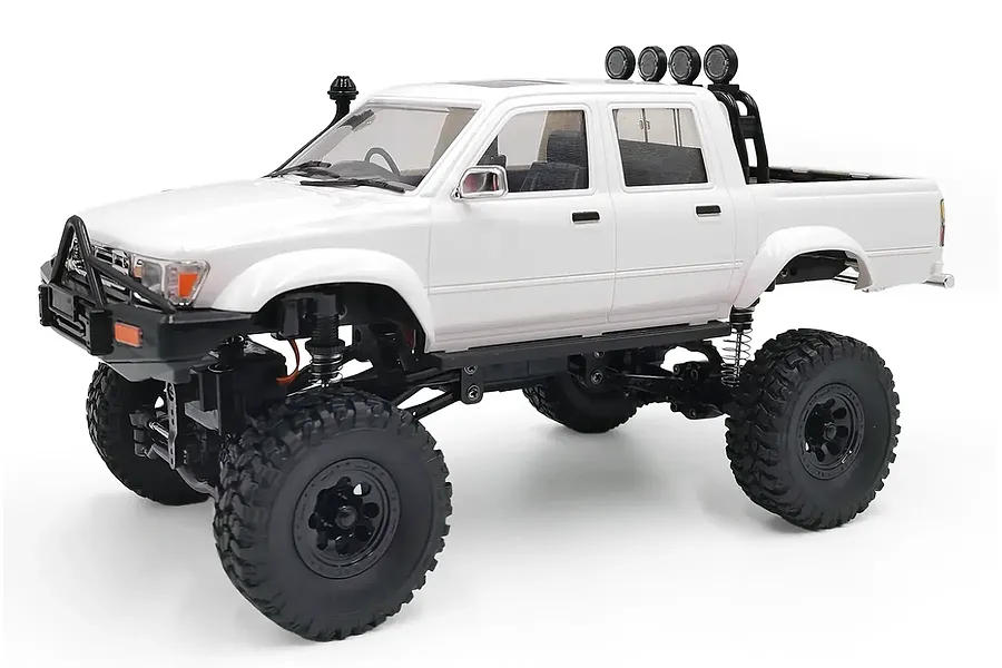 WPL C64-1 Hilux RC Rock Crawler Electric 4WD 1/16 Scale RTR - White image 133007