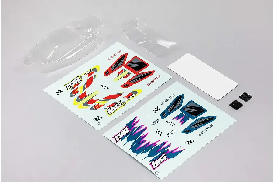 Losi 1/24 Micro-B Unpainted Body Shell - Clear image 133009