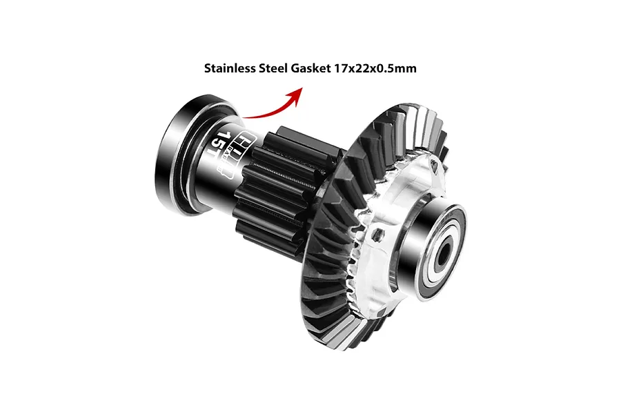GPM Carbon Steel 32T/10T Rear Diff and Input Gear Set 2Pcs image 3