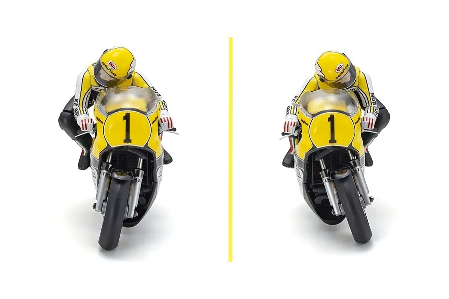 Kyosho Yamaha YZR500 Hanging On Racer Series RC Motorcycle 1/8 Scale Kit image 133212