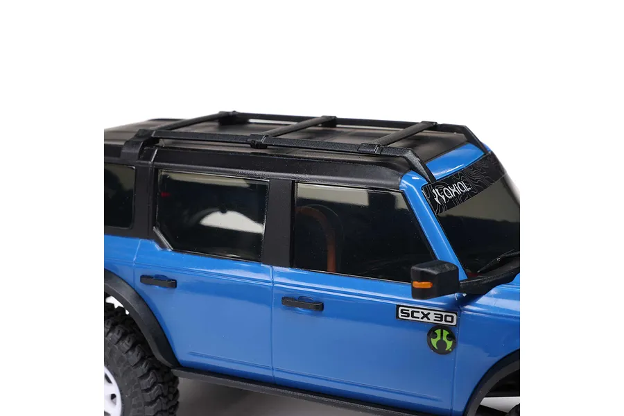 Axial SCX30 Ford Bronco RC Rock Crawler Electric 4WD 1/30 Scale RTR - Blue image 133227