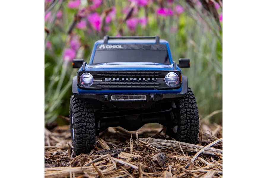 Axial SCX30 Ford Bronco RC Rock Crawler Electric 4WD 1/30 Scale RTR - Blue image 133233