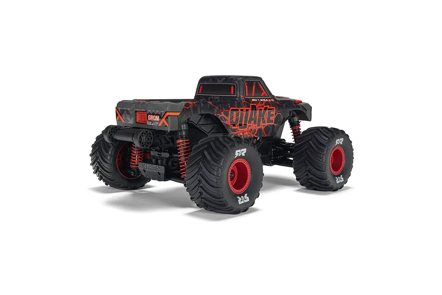 ARRMA Quake Grom RC Monster Truck Electric 4WD 1/16 Scale RTR - Red image 133284
