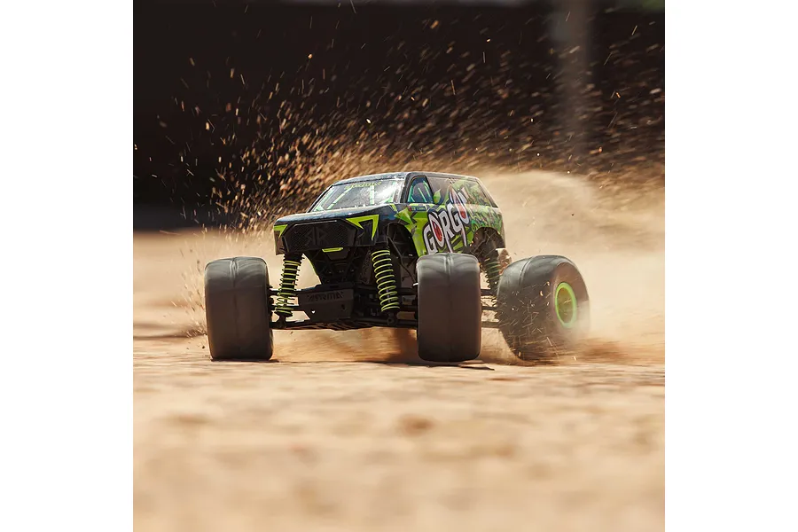 ARRMA Gorgon Grom RC Monster Truck Electric 4WD 1/16 Scale RTR - Yellow image 133345