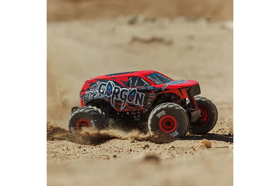 ARRMA Gorgon Grom RC Monster Truck Electric 4WD 1/16 Scale RTR - Red image 133361