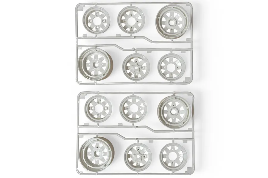 Tamiya 1/10 White Rims 12Pcs - White image 133386