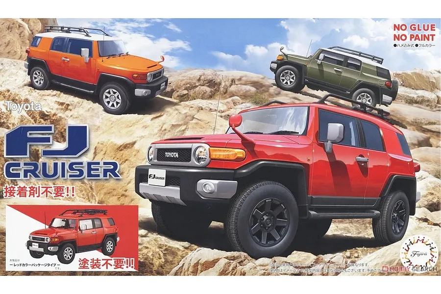 Fujimi 1/24 Toyota FJ Cruiser SUV Scaled Plastic Model Kit image 1