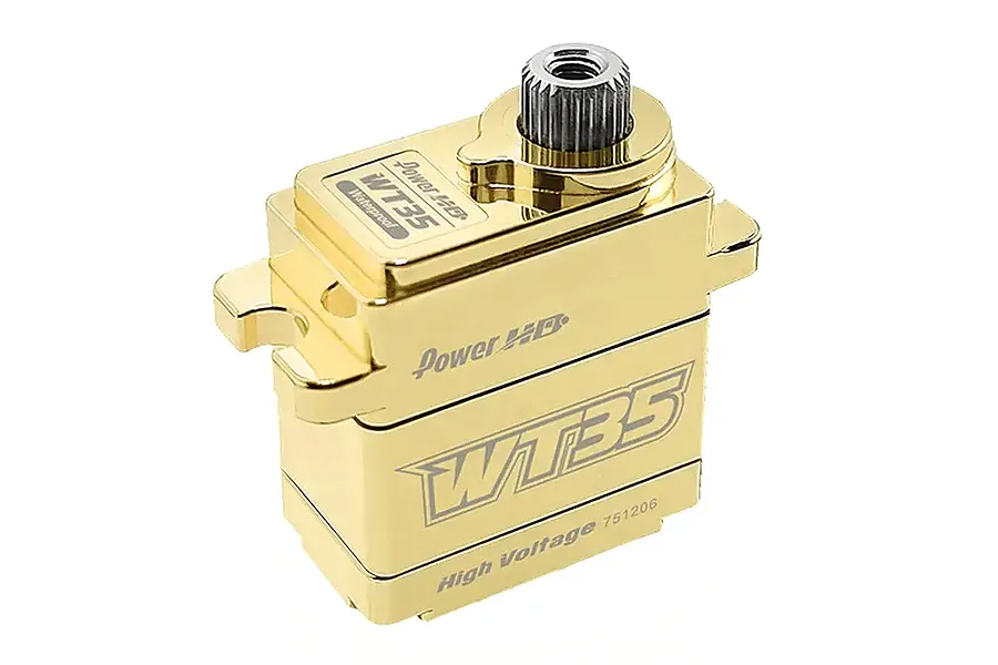 Power HD Micro Brass WT35 3.8kg 7.4V HV Waterproof Metal Geared Servo image 133425