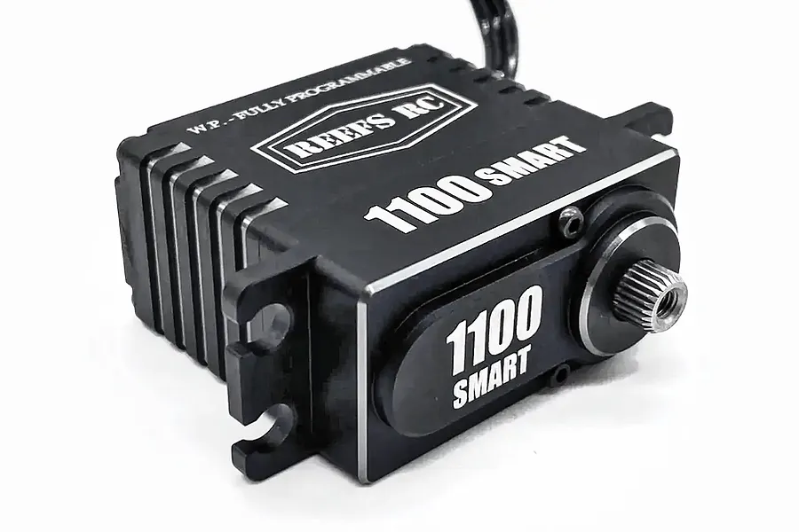 Reefs RC Aluminium 1100 Smart Standard 79kg 8.4V Brushless Metal Gear Servo/Winch - Black image 133436