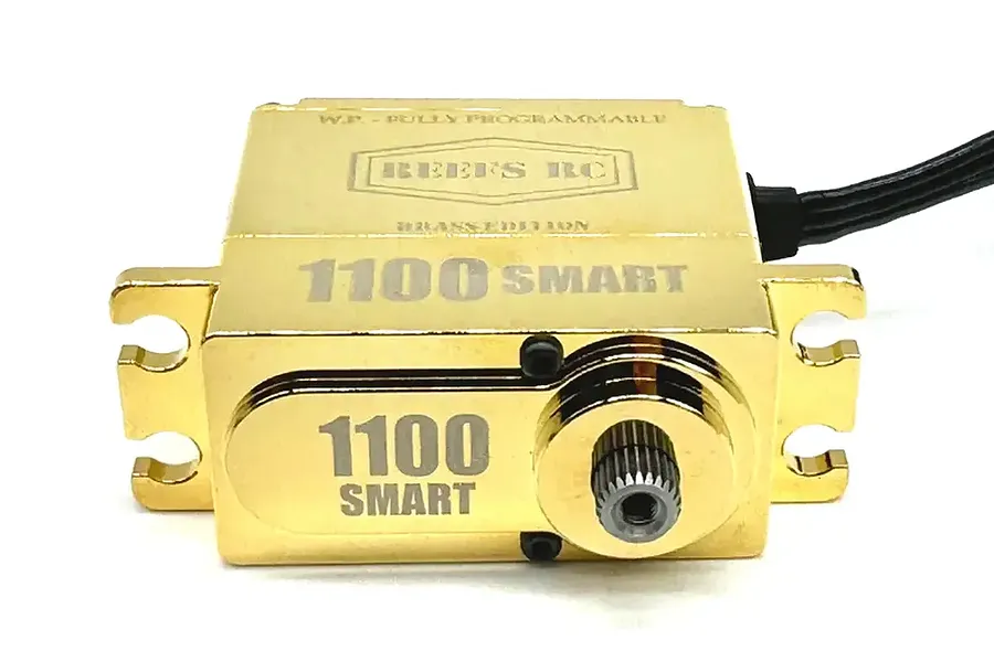 Reefs RC Brass 1100 Smart Standard 79kg 8.4V Brushless Metal Gear Servo/Winch - Brass image 133442