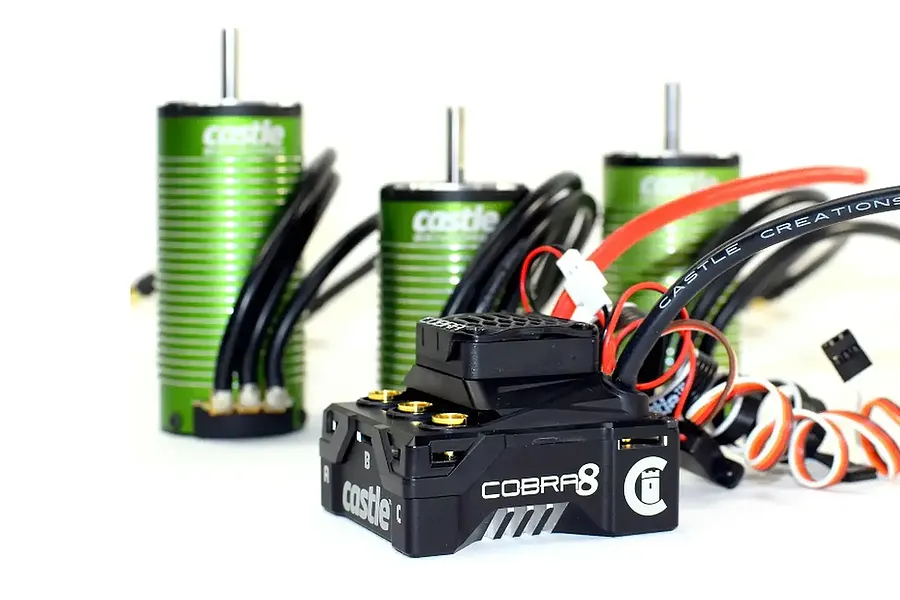 Castle Creations Cobra 8 6S Sensored Brushless ESC and 1515 2200kV Sensored Brushless Motor Combo image 3