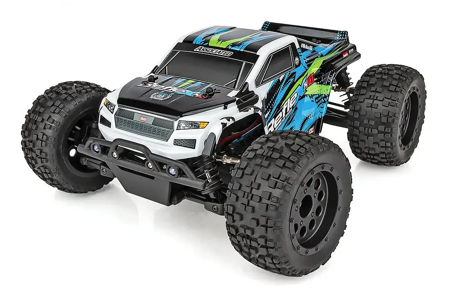 Team Associated Reflex 14MT RC Monster Truck Electric Brushless 4WD 1/14 Scale RTR - Blue/Green image 133523