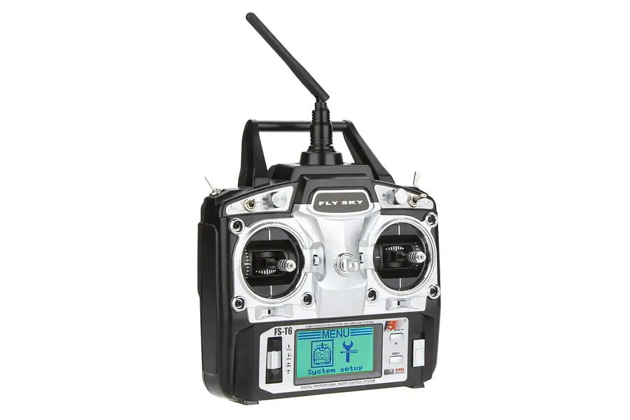 FlySky FS-T6 2.4Ghz 6ch Radio w/ Receiver image 133599