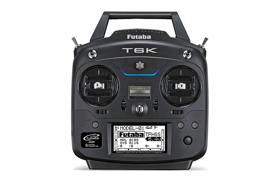 Futaba T6K 2.4Ghz 8ch T-FHSS Transmitter w/ R3006SB Receiver &amp;amp; Battery - Mode 1 image 133610