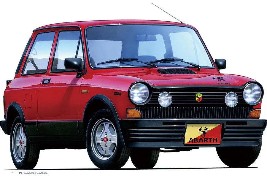 Fujimi 1/24 Autobianchi A112 Abarth Car Scaled Plastic Model Kit image 133784