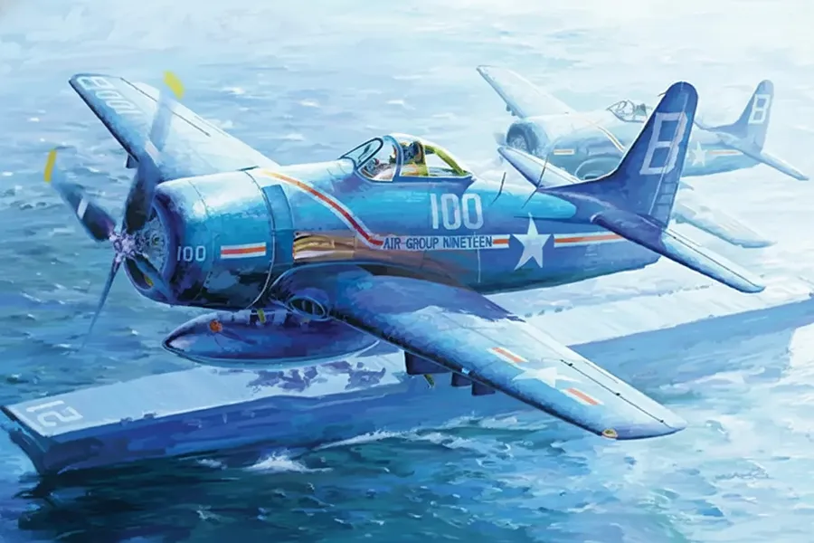 Trumpeter 1/32 F8F-1 Bearcat Fighter Scaled Plastic Model Kit image 133813