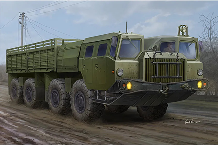 Trumpeter 1/35 MAZ-7313 Truck Scaled Plastic Model Kit image 133823