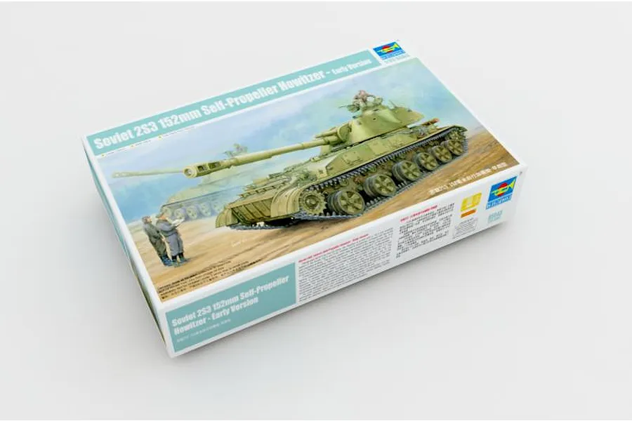 Trumpeter 1/35 Soviet 2S3 152mm Self-Propelled Gun Scaled Plastic Model Kit image 133831