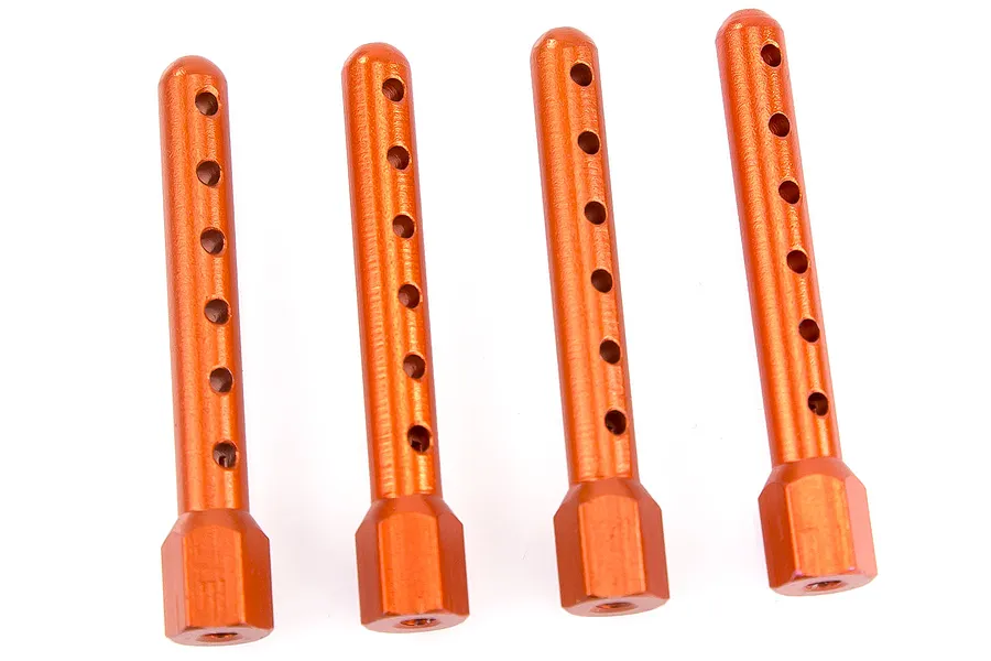 HSP Orange Aluminium 50mm Body Posts 4Pcs image 13394