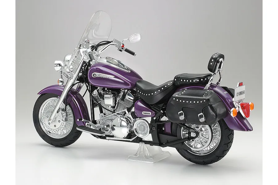 Tamiya 1/12 Yamaha XV1600 Road Star Customer Motorcycle Scaled Plastic Model Kit image 133955
