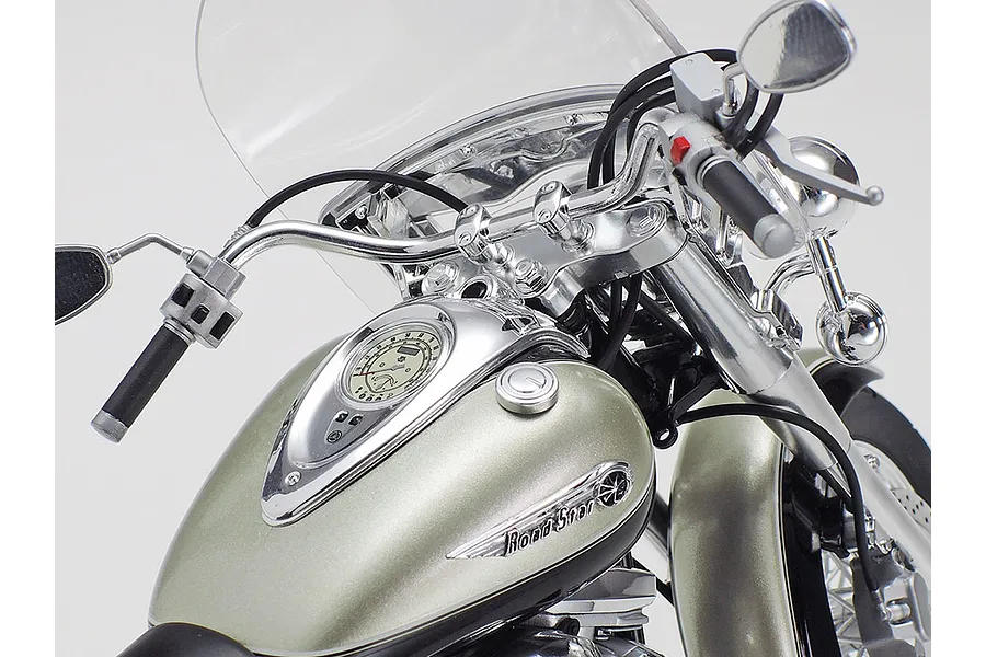 Tamiya 1/12 Yamaha XV1600 Road Star Customer Motorcycle Scaled Plastic Model Kit image 133960