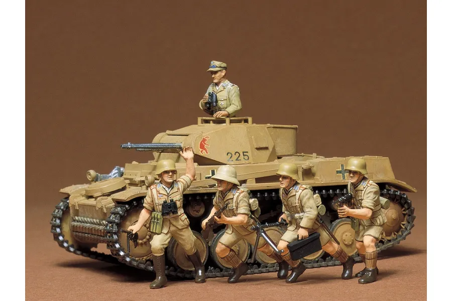 Tamiya 1/35 German Panzer Kampfwagen II Ausf. F/G Tank Scaled Plastic Model Kit image 133977