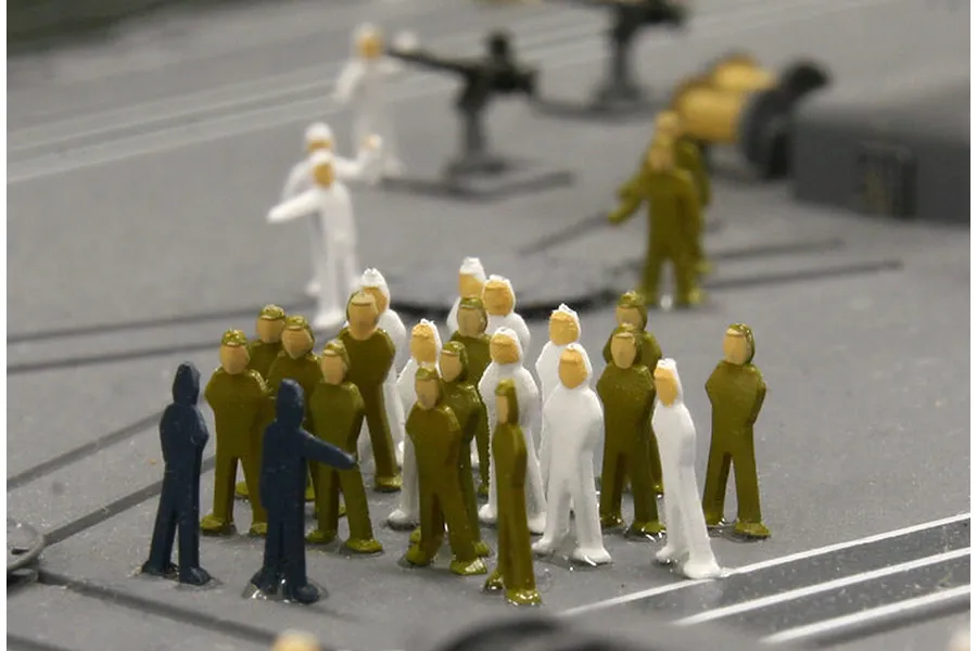 Tamiya 1/350 Scale Ship Crew Set Scaled Plastic Model Kit image 133991