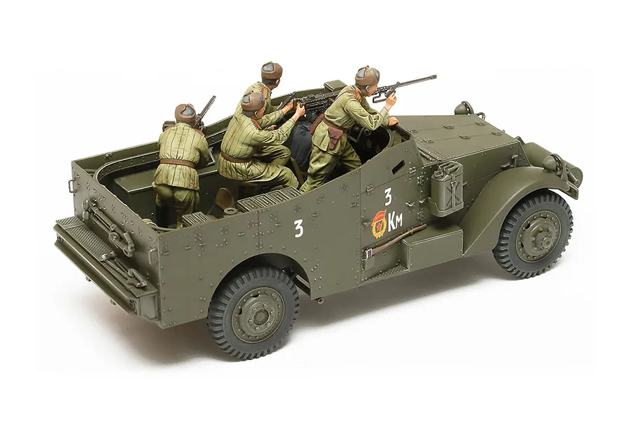 Tamiya 1/35 M3A1 Scout Car Scaled Plastic Model Kit image 134020