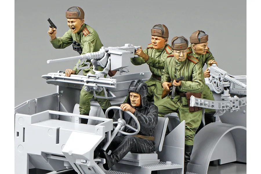 Tamiya 1/35 M3A1 Scout Car Scaled Plastic Model Kit image 134021