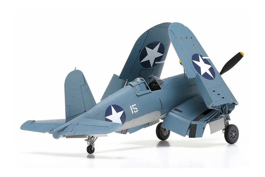 Tamiya 1/32 Vought F4U-1 Corsair Birdcage Fighter Scaled Plastic Model Kit image 134056