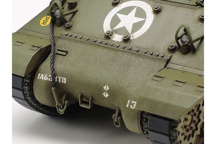 Tamiya 1/35 U.S. M10 Tank Destroyer Mid Production Tank Scaled Plastic Model Kit image 134073