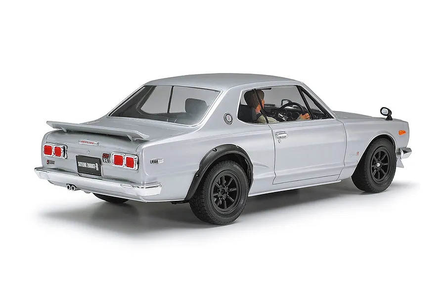 Tamiya 1/24 Nissan Skyline 2000 GT-R Street-Custom Scaled Plastic Model Kit image 134236