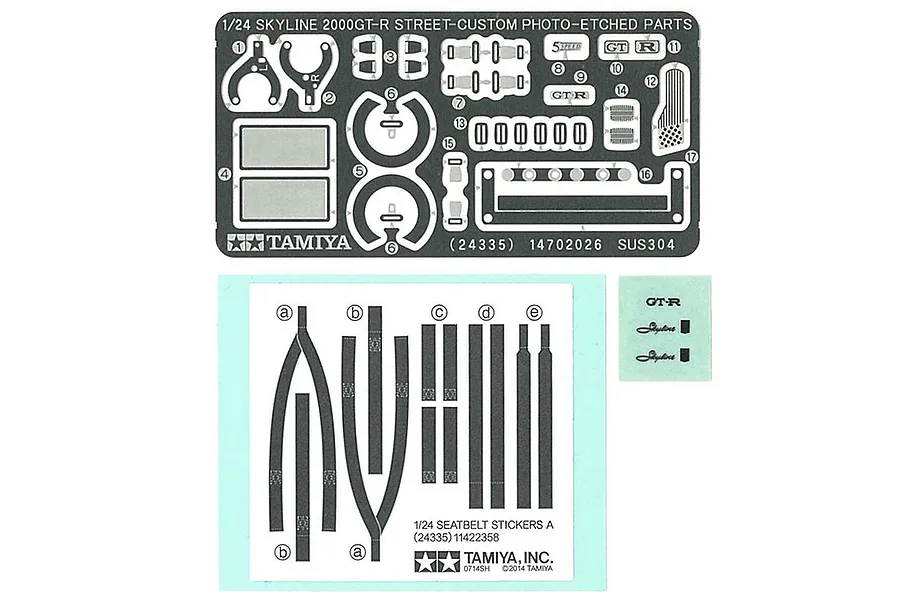 Tamiya 1/24 Nissan Skyline 2000 GT-R Street-Custom Scaled Plastic Model Kit image 134241