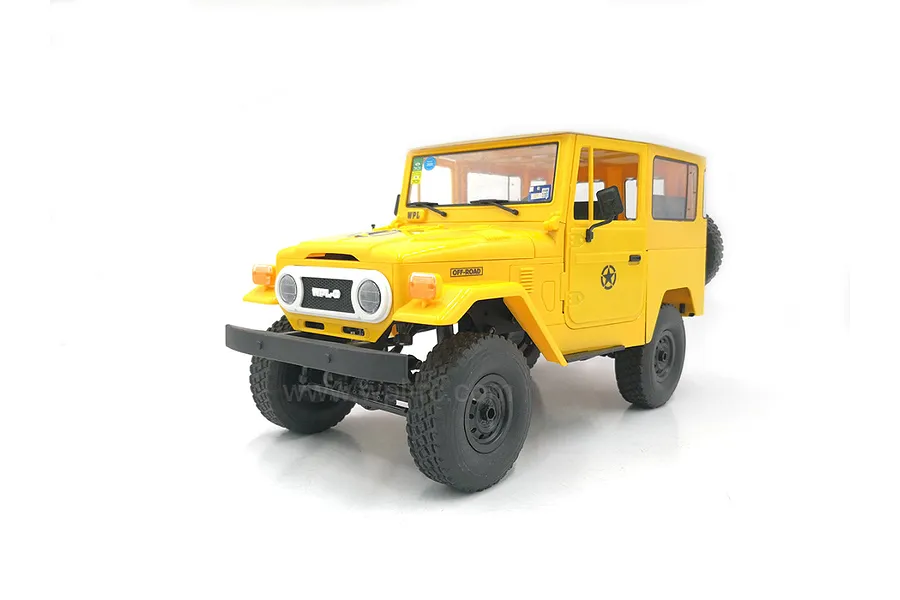 WPL C34 RC Rock Crawler Electric 4WD 1/16 Scale RTR - Yellow image 134356