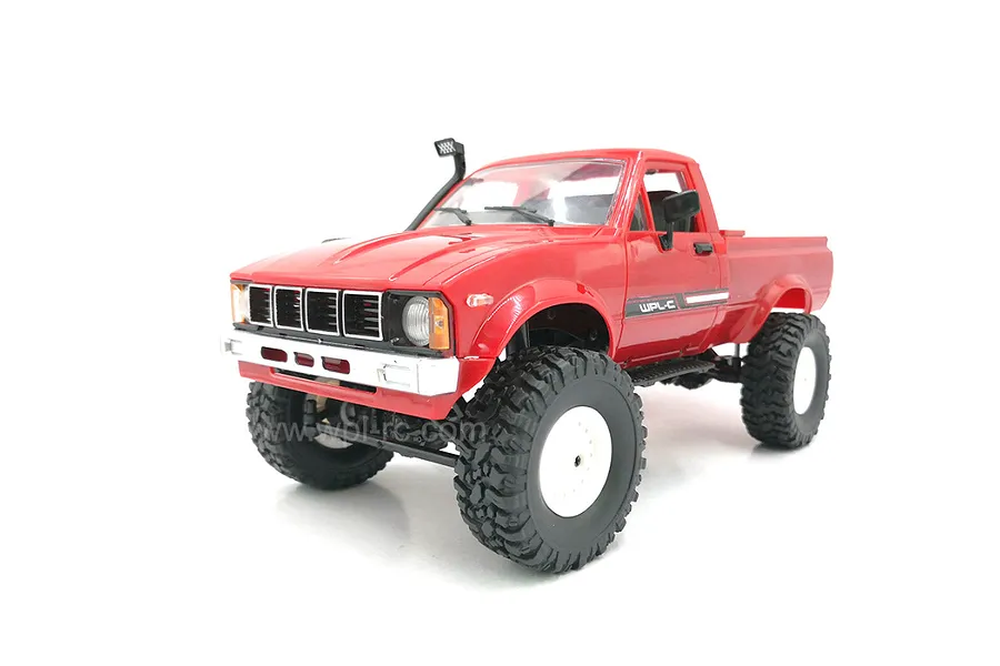 WPL C24 RC Rock Crawler Electric 4WD 1/16 Scale RTR - Red image 134360