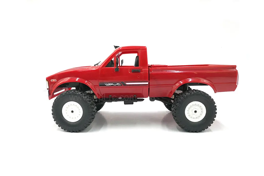 WPL C24 RC Rock Crawler Electric 4WD 1/16 Scale RTR - Red image 134362
