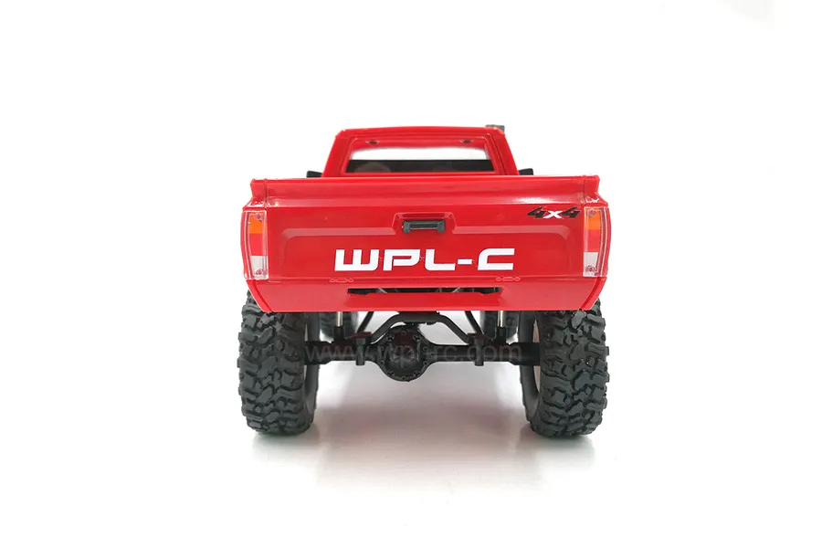 WPL C24 RC Rock Crawler Electric 4WD 1/16 Scale RTR - Red image 134363
