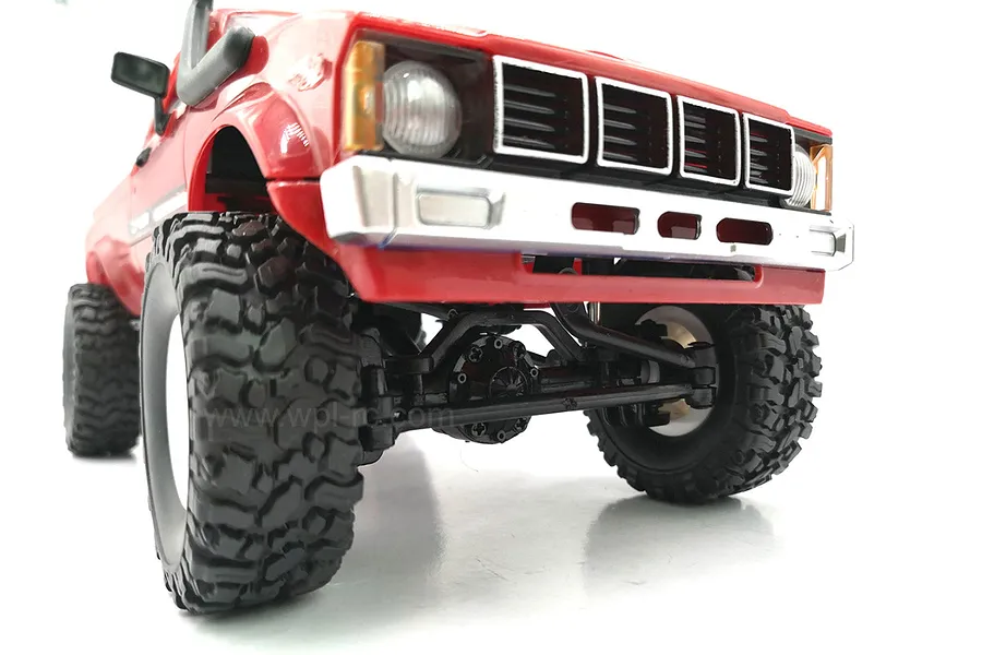 WPL C24 RC Rock Crawler Electric 4WD 1/16 Scale RTR - Red image 134365