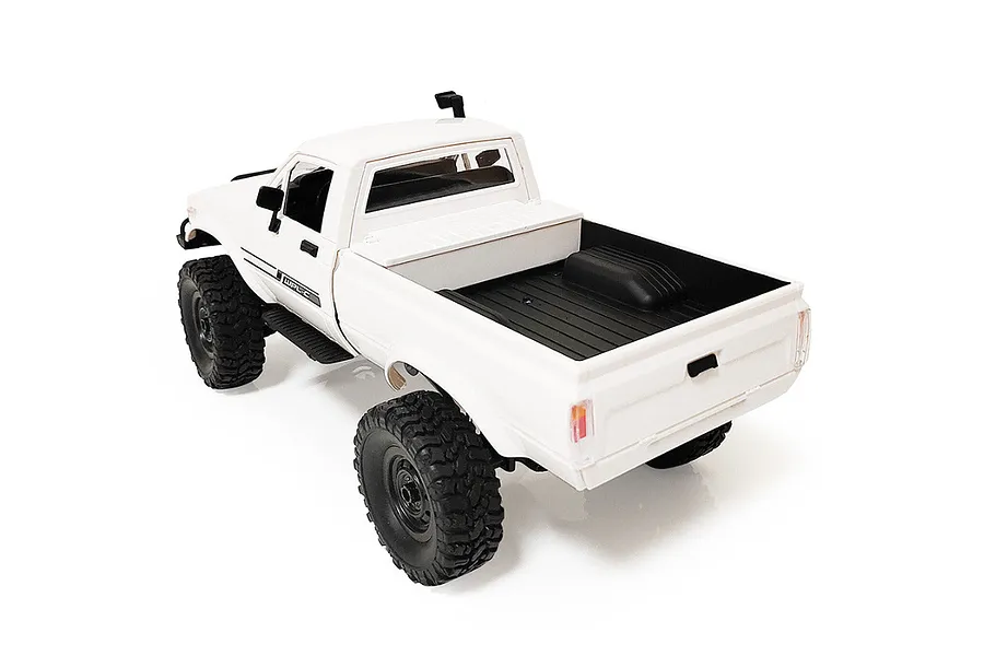 WPL C24-1 Upgraded RC Rock Crawler Electric 4WD 1/16 Scale RTR with Headlights - White image 134370