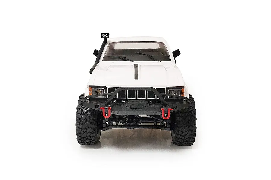 WPL C24-1 Upgraded RC Rock Crawler Electric 4WD 1/16 Scale RTR with Headlights - White image 134371
