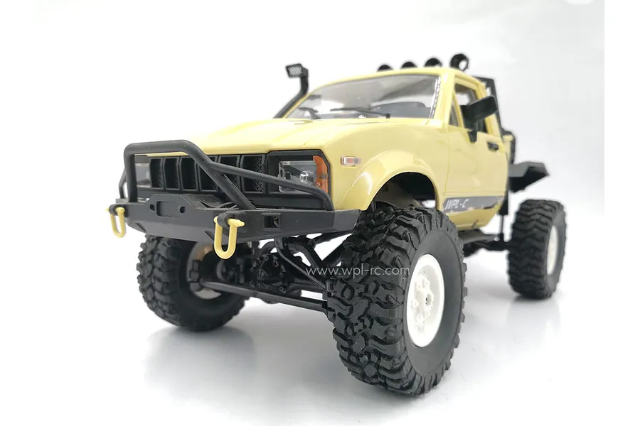 WPL C14 RC Rock Crawler Electric 4WD 1/16 Scale RTR - Beige image 134382