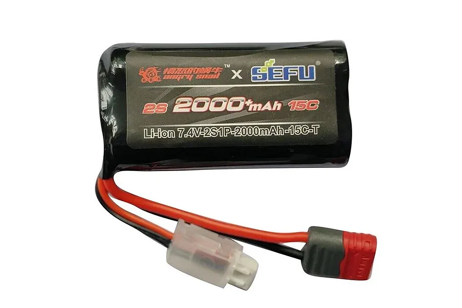 MJX RC 7.4V 2000mAh 15C Soft Case Li-Ion Battery image 134423