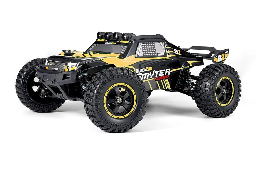 BlackZon Smyter Turbo DT RC Desert Truck Brushless Electric 4WD 1/12 Scale RTR - Yellow image 134442