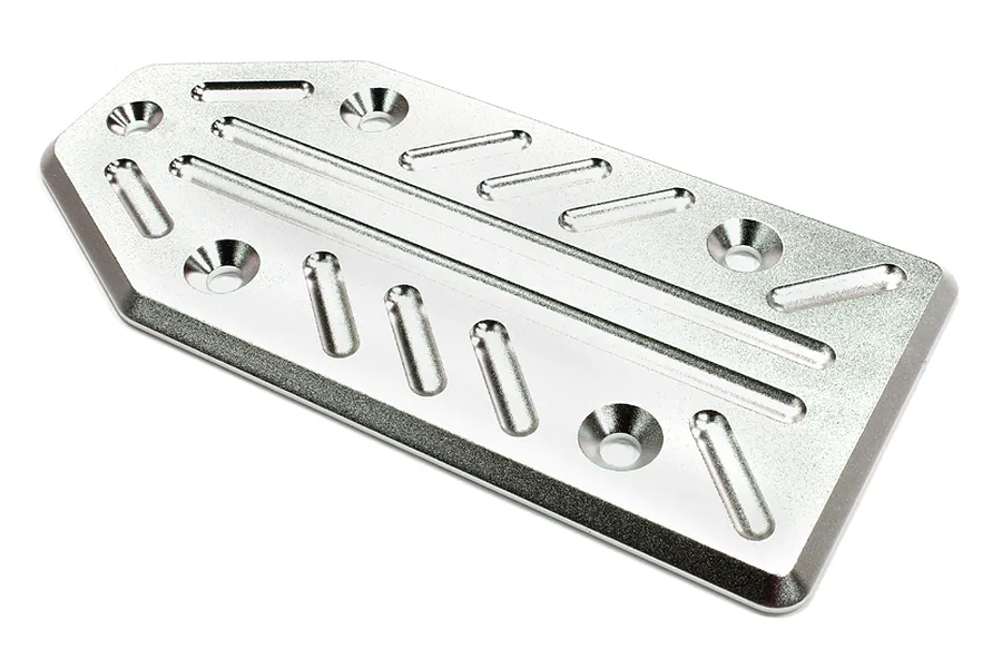 Integy Silver Aluminium 5IVE-T Rear Skid Plate image 13449