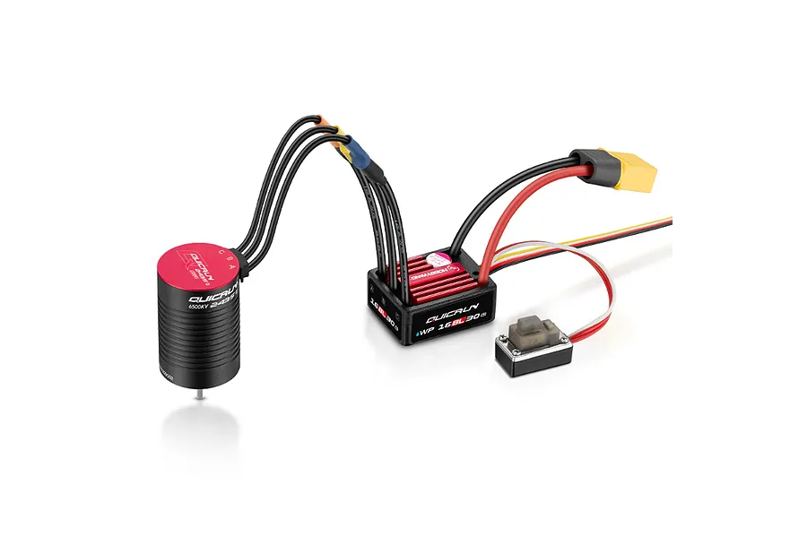 Hobbywing Quicrun G3 2435SL 6500Kv Motor and 16BL30 30A Sensored Brushless Combo image 134493