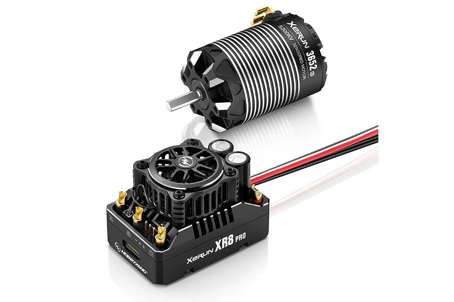 Hobbywing XeRun 3652SD G3 5300Kv Motor and XR8 Pro G3 200A ESC Sensored Brushless Combo image 134543