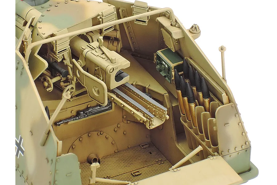 Tamiya 1/35 German Marder III M Normandy Front Tank Destroyer Scaled Plastic Model Kit image 134549